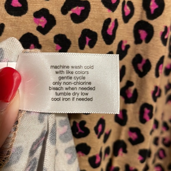 Lane Bryant Cheetah Print Blouse 18/20 NWOT - Picture 6 of 9